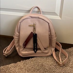Light pink mini backpack